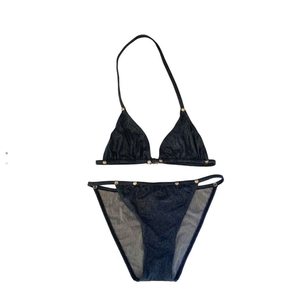 Dior Dark Blue Bikini Set